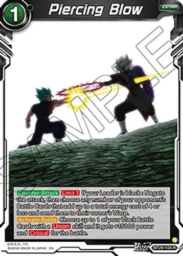[BT29-104](R) Piercing Blow (Foil)
