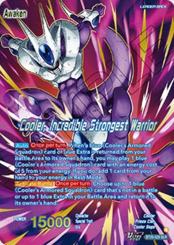 [BT29-029](SLR) Cooler // Cooler, Incredible Strongest Warrior (Foil)