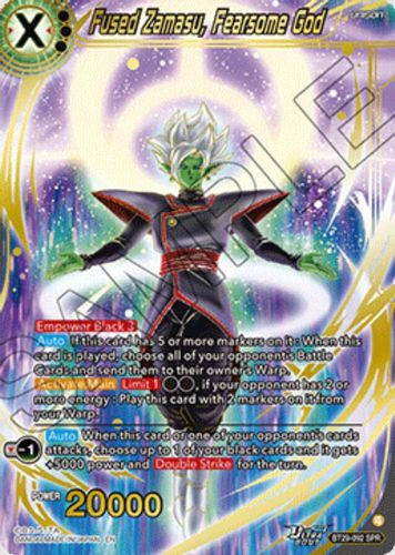 [BT29-092](SPR) Fused Zamasu, Fearsome God (Foil)