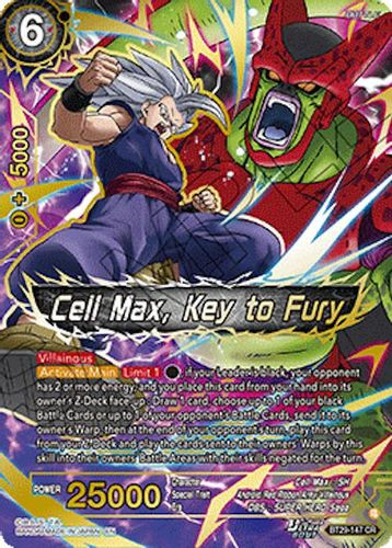 [BT29-147](CR) Cell Max, Key to Fury (Foil)