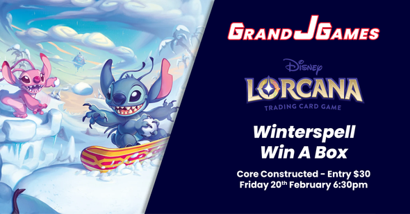 Lorcana: Winterspell Win-A-Box - (6:30pm Friday 20th Feb)