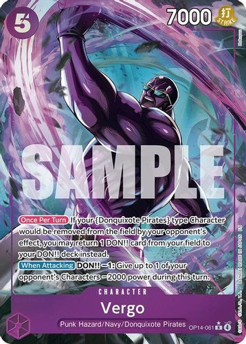 [OP14-061](R) Vergo (Alternate Art) (Foil)