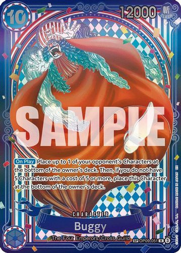 [OP09-051](R) Buggy (Silver) (OP-14 SPs) (Foil)