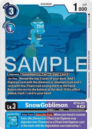 [BT24-021](C) SnowGoblinmon