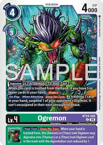 [BT24-045](U) Ogremon