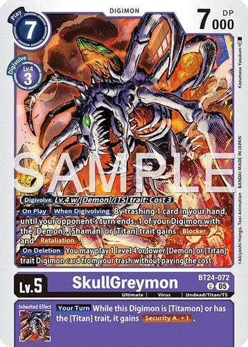 [BT24-072](U) SkullGreymon