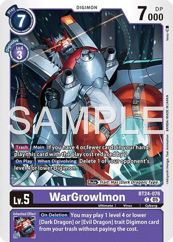 [BT24-076](C) WarGrowlmon