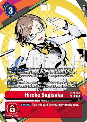 [BT24-083](R) Hiroko Sagisaka (SP Alt Art) (Foil)