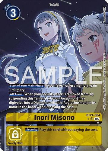 [BT24-084](SR) Inori Misono (1 Star Alt Art) (Foil)