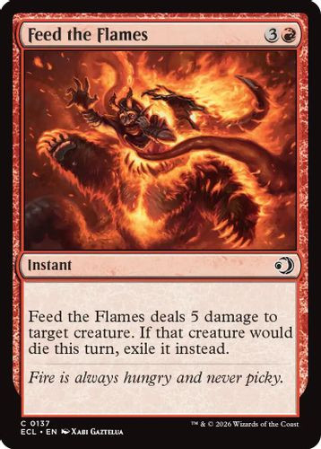 [ECL-0137](C) Feed the Flames (Foil)
