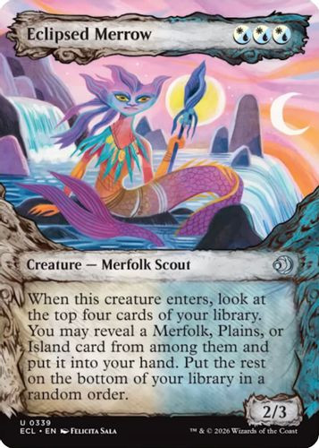 [ECL-0339](U) Eclipsed Merrow (Showcase) (Foil)