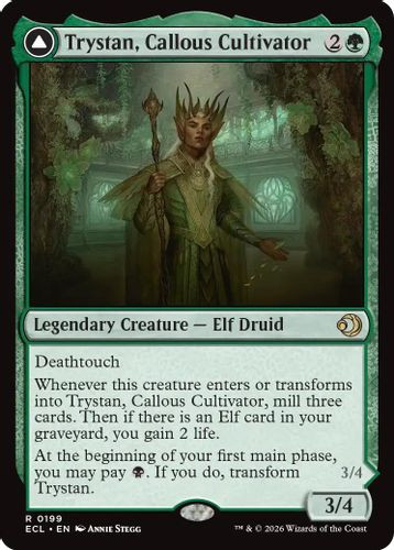 [ECL-0199](R) Trystan, Callous Cultivator // Trystan, Penitent Culler