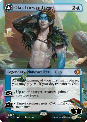 [ECL-0287](M) Oko, Lorwyn Liege // Oko, Shadowmoor Scion (Borderless)