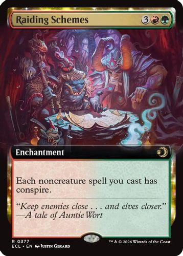 [ECL-0377](R) Raiding Schemes (Extended Art) (Foil)