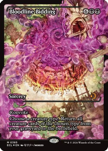 [ECL-0385](M) Bloodline Bidding (Showcase) (Foil)