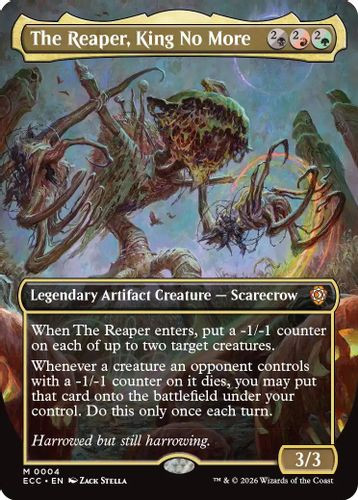 [ECC-0004](M) The Reaper, King No More (Borderless) (Foil)
