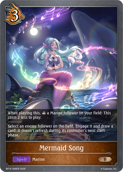 [BP14-068EN](B) Mermaid Song