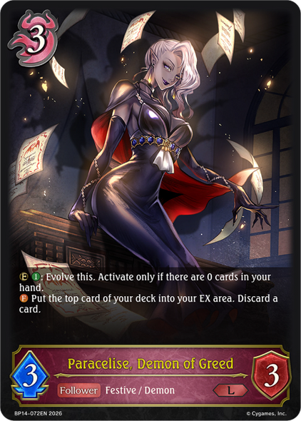[BP14-072EN](L) Paracelise, Demon of Greed