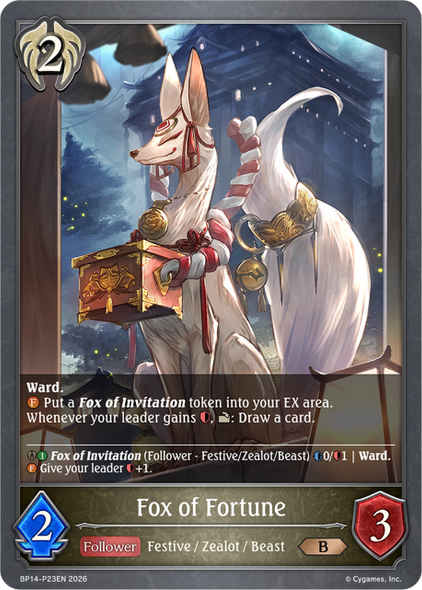 [BP14-P23EN](PB) Fox of Fortune (Premium Foil)