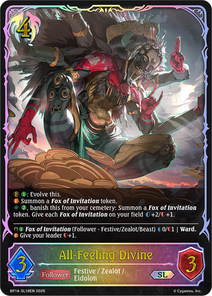 [BP14-SL18EN](SL) All-Feeling Divine (Super Legendary)
