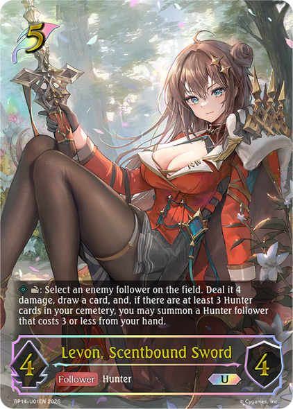 [BP14-U01EN](U) Levon, Scentbound Sword (Ultimate Foil)