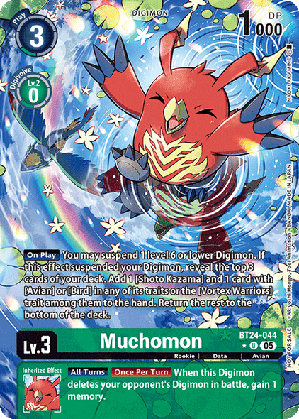 [BT24-044](U) Muchomon (BT24 Box Topper) (Foil)