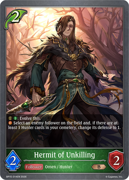[BP15-014EN](B) Hermit of Unkilling