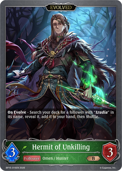 [BP15-015EN](B) Hermit of Unkilling (Evolved)
