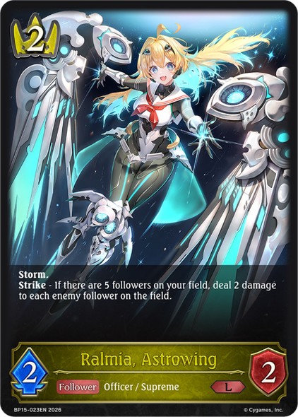 [BP15-023EN](L) Ralmia, Astrowing