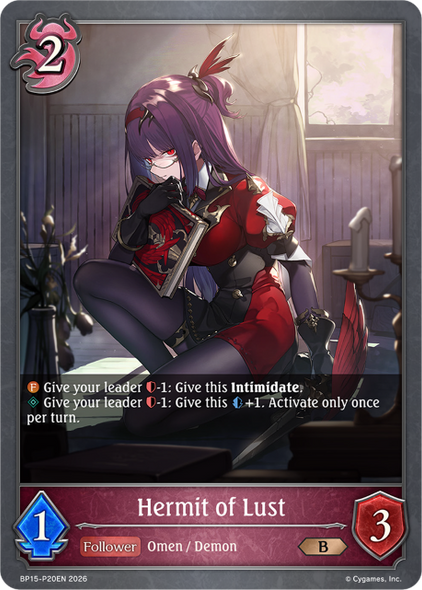 [BP15-P20EN](PB) Hermit of Lust (Premium Foil)