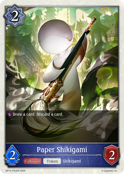 [BP15-P33EN](PT) Paper Shikigami (Premium Foil)