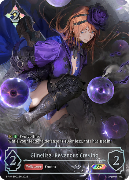 [BP15-SP02EN](SP) Gilnelise, Ravenous Craving (SP Foil)