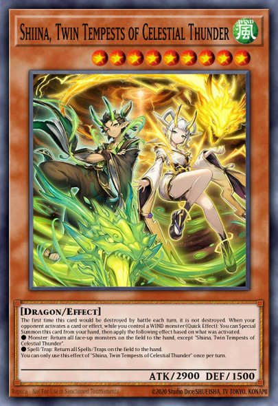 [BPRO-EN027] Shiina, Twin Tempests of Celestial Thunder (Starlight Rare)<1st>