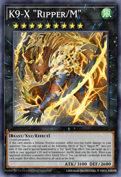 [BPRO-EN043] K9-X "Ripper/M" (Starlight Rare)<1st>