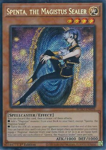 [BPRO-EN098] Spenta, the Magistus Sealer (Secret Rare)<1st>