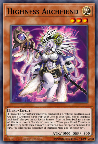 [BPRO-EN016] Highness Archfiend (Super Rare)<1st>