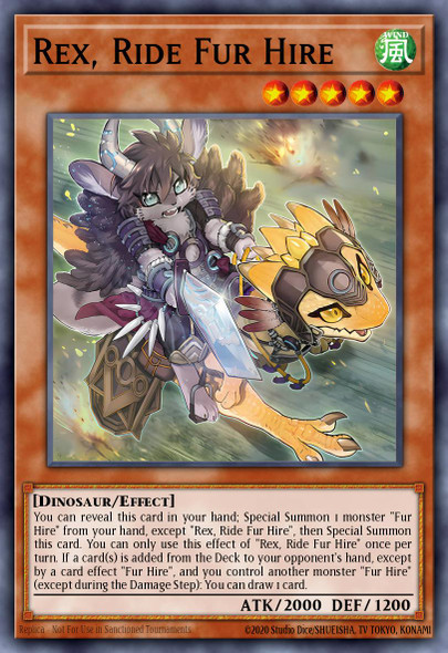 [BPRO-EN017] Rex, Ride Fur Hire (Super Rare)<1st>