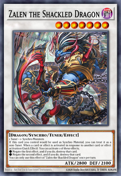 [BPRO-EN042] Zalen the Shackled Dragon (Super Rare)<1st>