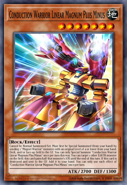 [BPRO-EN099] Conduction Warrior Linear Magnum Plus Minus (Super Rare)<1st>