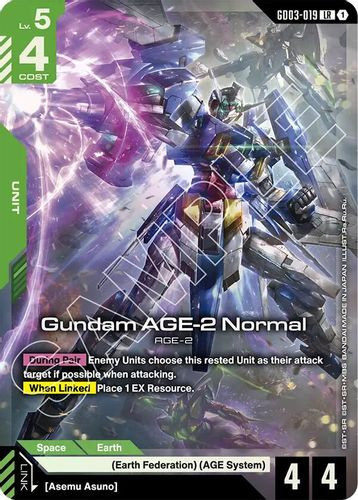 [GD03-019](LR) Gundam AGE-2 Normal {Foil}