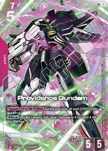 [GD03-033](LR+) Providence Gundam {Alt Art} {Foil}