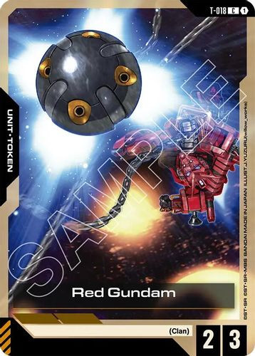 [T-018](C) Red Gundam Token (GD03)