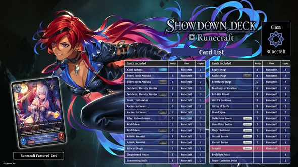 Shadowverse Evolve Showdown Deck #3 - Runecraft