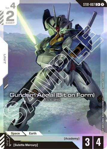 [ST01-007](C+) Gundam Aerial (Bit on Form) {Alt Art} {Foil}