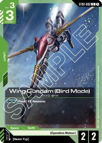 [ST02-002](C) Wing Gundam (Bird Mode)