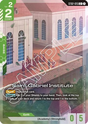 [ST02-015](C+) Saint Gabriel Institute {Alt Art} {Foil}
