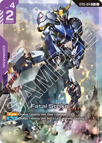 [ST05-014](C+) Fatal Strike {Alt Art} {Foil}