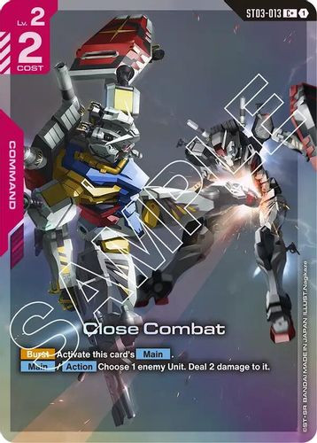 [ST03-013](C+) Close Combat (ST06 Ver.) {Alt Art} {Foil}