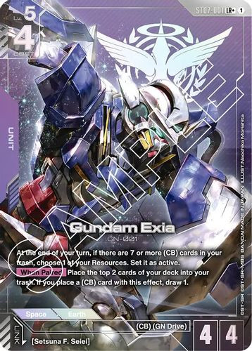 [ST07-001](LR+) Gundam Exia {Alt Art} {Foil}