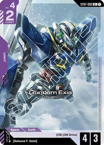 [ST07-002](C+) Gundam Exia {Alt Art} {Foil}